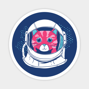 cat astronaut Magnet